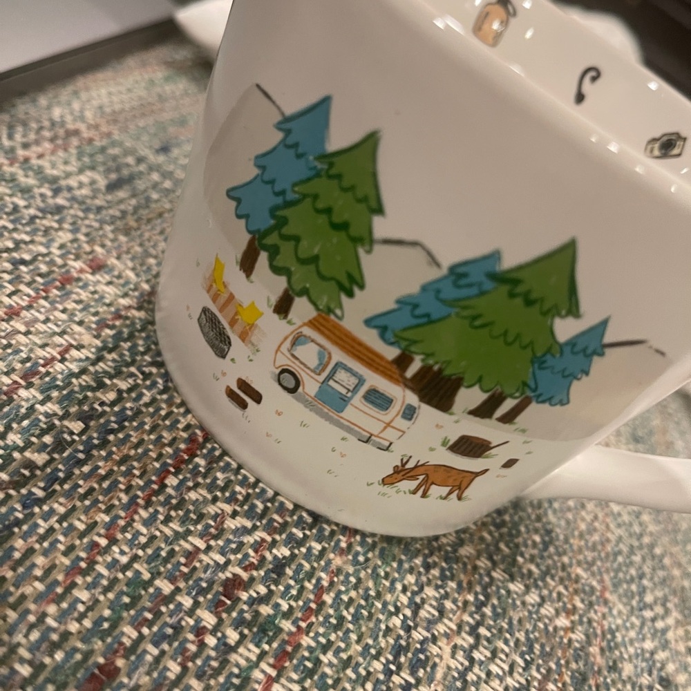 Grandma  core Grace Forest Adventure Mug  Green & Brown Accents camping glamping